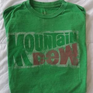 Men's Large Mountain Dew Graphic Tee